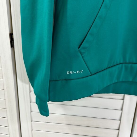 Nike Hoodie XL Dri-Fit Teal Green - Picture 4 of 11